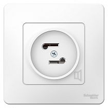 Blanca скрытая установка Белый Розетка FM-радио Systeme Electric (Schneider Electric)
