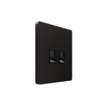 Systeme Infinity, Розетка информационная С/У RJ-45 кат.6 2-я, Полярная ночь