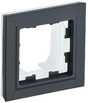 BRITE Рамка 1-местная IP44 РУ-1-БрГ-44 графит  IEK