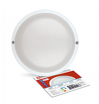 Светильник светодиодный герметичный СПП ОAД-2065-КРУГ 20Вт 6500К 1800Лм с оптико-акустическим датчиком IP65 155мм IN HOME