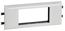 DLP Рамка и суппорт на 4 модуля для кабель-каналов с шириной крышки 65мм белая