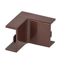 Угол внутренний (20х10) (4 шт) темное дерево EKF-Plast