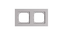 AtlasDesign Aqua Алюминий Рамка 2-ая IP44 Systeme Electric (Schneider Electric)