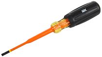 ARMA2L 5 Отвертка диэлектрическая SLIM SL4,0х100 Т3 IEK ARMA2L 5 Отвертка диэлектрическая SLIM SL4,0х100 Т3 IEK