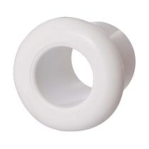 Втулка (проход через стену), пластик, цвет белый (20 шт/уп) Bironi