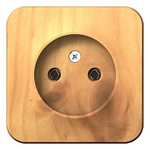 Blanca открытая установка без пластины Ясень Розетка без заземления, 16А Systeme Electric (Schneider Electric)