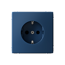 ArtGallery Аквамарин Розетка с заземлением со шторками, 16А, механизм Systeme Electric (Schneider Electric)