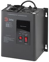 Стабилизатор напряжения однофазный релейный настенный 2000ВА 140-260В чёрный СННТ-2000-Ц