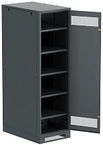 ITK LINEA B Шкаф (пустой) 2000х600х950мм металлическая дверь черный IEK