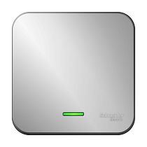 Blanca открытая установка с  без пластины Алюминий Выключатель 1 клавишный с подсветкой 10А Systeme Electric (Schneider Electric)