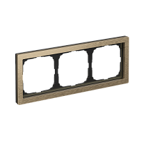 ARTGALLERY PURE 3-постовая РАМКА, МЕТАЛЛ ЛАТУНЬ