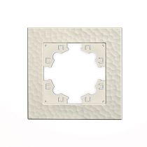 "Афина" Рамка фактурная 1-но местная слоновая кость (ivory)