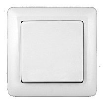 ХИТ скрытая установка Белый Выключатель 1 клавишный  6А Systeme Electric (Schneider Electric)