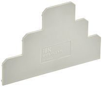 Заглушка для колодки клеммной CTS-ML трехуровневая 2,5мм2 серая  IEK