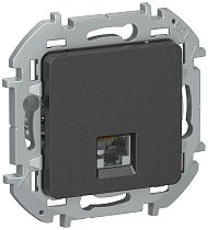 IEKINSPIRIA Розетка компьютерная RJ45 категория 6 UTP 6738331 антрацит IEK