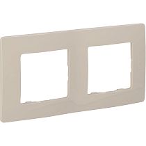 ETIKA Рамка 2-местная слоновая кость