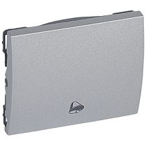 Клавиша с символом Звонок алюминий Galea Life Legrand