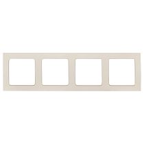 Стокгольм Рамка 4-местная белая EKF PROxima