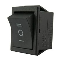 Клавишный переключатель YL206 3 положения черный 2НО+2НЗ (50шт/упак)  ЭНЕРГИЯ