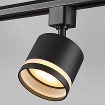 Светильник трековый General  1ф. GTR-GX53-1-LR-IP40-B черный под лампу GX53 однофазный со световым кольцом 80*80*70 1/50