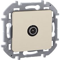 INSPIRIA Розетка TV оконечная слоновая кость