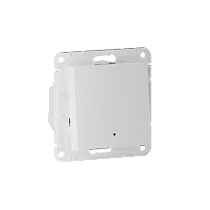 ATLASDESIGN SMART 1-кл. ВЫКЛЮЧАТЕЛЬ с опц.нейтралью., Zigbee, сх.1, L(N), 10А, мех., БЕЛЫЙ