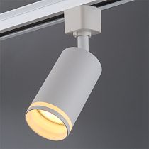 Светильник трековый General  1ф.  GTR-GU10-1-LR-IP40-W белый под лампу GU10 однофазный со световым кольцом 55*55*100 1/50