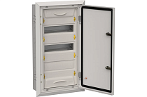 Корпус металлический TITAN 5 ЩРв-36 (1х36) 630х365х130мм IP31 серый (одна дверь)  IEK
