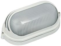 Светильник ЖКХ НПП 1407 60Вт E27 IP54 белый овал ресничка  IEK