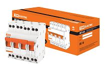 Модульный переключатель трехпозиционный МП-63 4P 63А  TDM