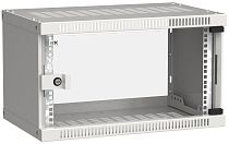 ITK Шкаф LINEA WE 6U 550x350мм дверь стекло серый IEK