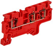 ARMAFIX Клемма пружинная CX4-3 трехконтактная красная IEK