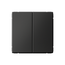 ArtGallery Базальт Переключатель двухклавишный, сх.6/2, 10АХ, механизм Systeme Electric (Schneider Electric)