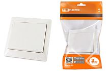 Выключатель 1 кл. 10А белый "Ильмень"    TDM