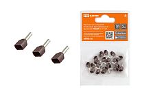 Наконечник штыревой втулочный изолированный (двойной) НШвИ (2) 1,5х8 (20шт)  TDM