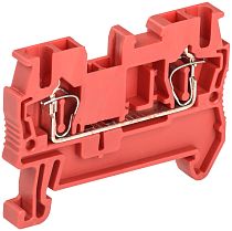 Клемма пружинная КПИ 2в-2.5 31А красная  IEK