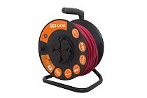 Удлинитель силовой УКз16-004  (IP44 4 места/30м КГ 3х1,5 пласт. катушка) TDM