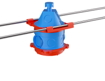 Универсальная потолочная коробка для заливки в бетон, 90х71x114мм DKC