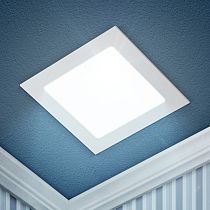 Светильник встраиваемый ЭРА LED 2-24-6K квадратный 24W 220V 6500K