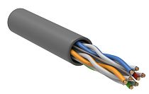 ITK Витая пара U/UTP кат.6 4х2х23AWG LSZH нг(А)-HF серый (305м) РФ/Т
