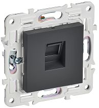 SKANDY Розетка компьютерная RJ45 кат.5E SK-K01T титан IEK SKANDY Розетка компьютерная RJ45 кат.5E SK-K01T титан IEK