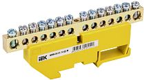 Шина PE "земля" на DIN-изоляторах ШНИ-8х12-14-Д-Ж  IEK