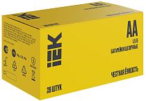 Батарейка щелочная Alkaline LR06/AA (28шт/бокс) IEK Батарейка щелочная Alkaline LR06/AA (28шт/бокс) IEK