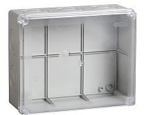Коробка распаячная ОП 240х195х90 IP44 КМ41275 прозр. крыш.  IEK