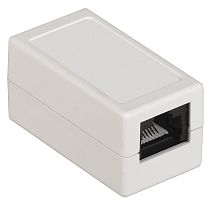 ITK Проходной адаптер кат. 6 UTP тип RJ45-RJ45 IEK