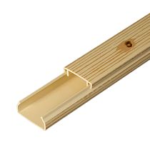 Кабель-канал сосна двойной замок 20х10 (180м/уп) Промрукав