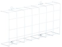 LIGHTING Решетка защитная для аварийных светильников ДПА 410мм белая  IEK