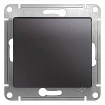 Glossa Графит Выключатель 1 клавишный , сх.1, 10AX Systeme Electric (Schneider Electric)