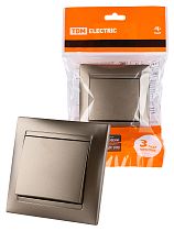 Выключатель 1 кл. 10А бронза "Лама"  TDM