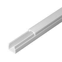 Кабель-канал белый двойной замок в п/э 12х12 (242м/уп) Промрукав